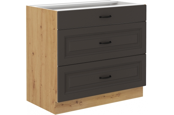 Szafka dolna 3 szuflady 80 D 3S PREMIUM BOX